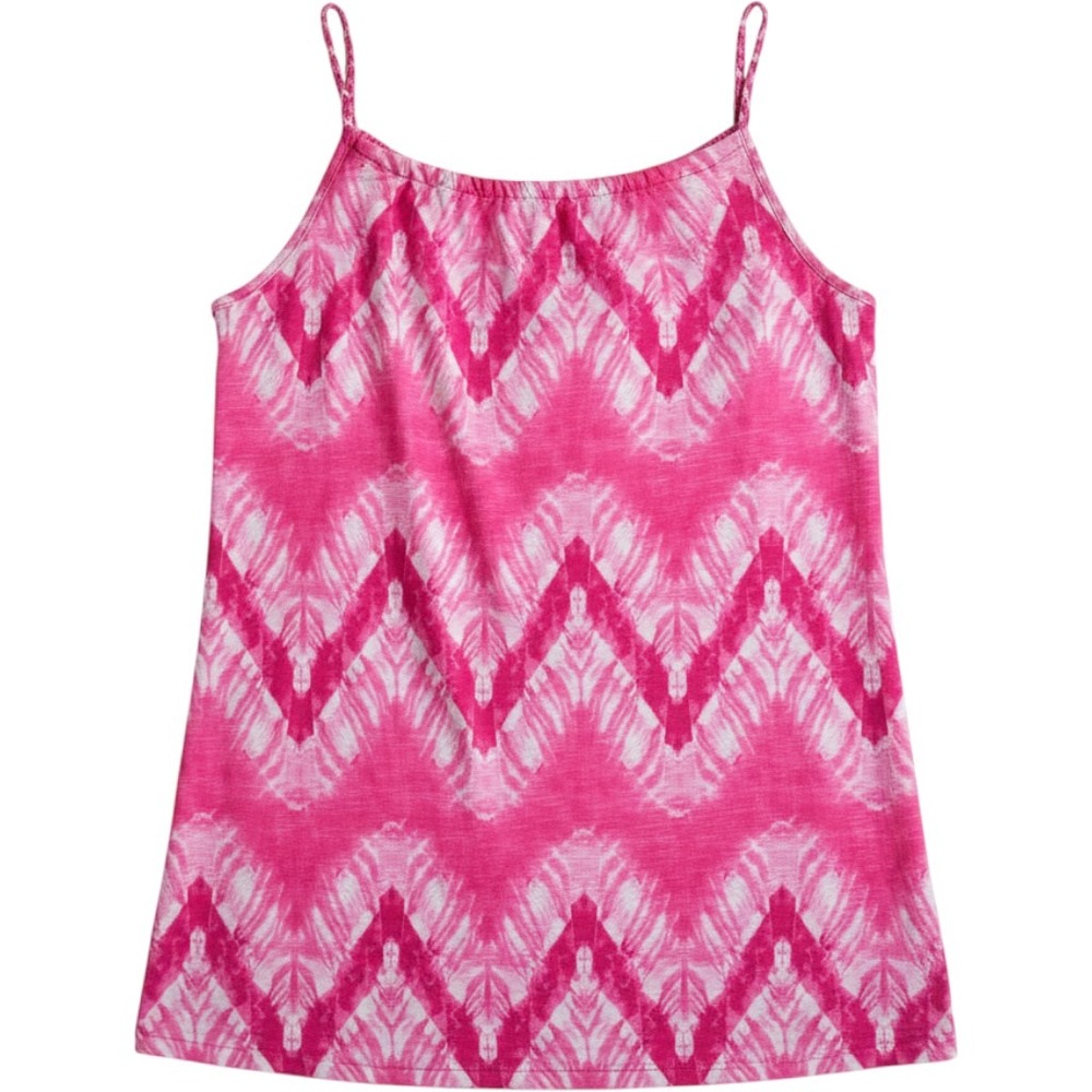 Portocruz Pink Chevron‎ Tie Dye Swim Cover Up Dress Pockets Womens 1X